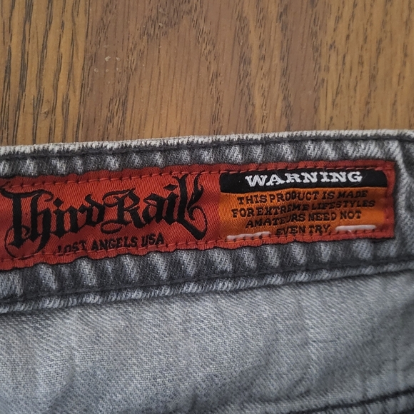 Third Rail Los Angeles USA Men’s Embroidered Pants 100% Cotton W31 L31 C93 - Picture 8 of 11